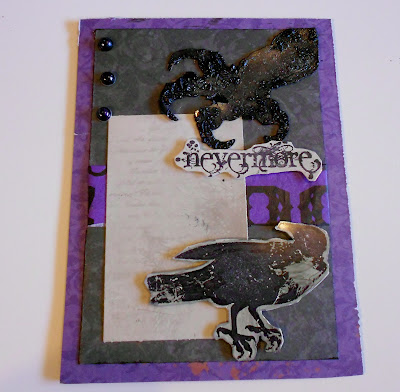 Faded Crow or Raven 2 3/4 x 2 1/4-36849