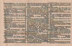 Dictionary Page 4 x 2 1/2-0