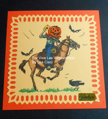 Cowboy Carrying Letter 3 3/4 x 3 3/4-37299