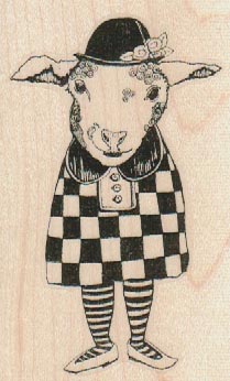 Sheep with Legs 2 1/4 x 3 1/2-0