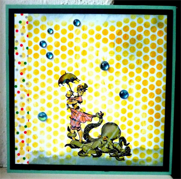 Sepiatone Suntan Ad by Brian Kesinger 3 1/4 x 3 1/4-41562