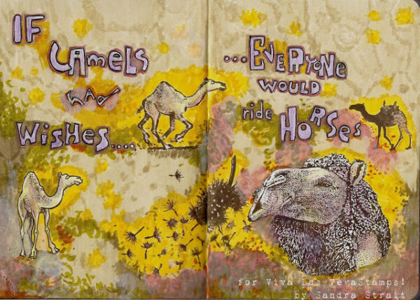 Blowing Dandelion and Extra Seed by Susan M. Brown 2 x 3 1/2 and 3/4 x 3/4-39726