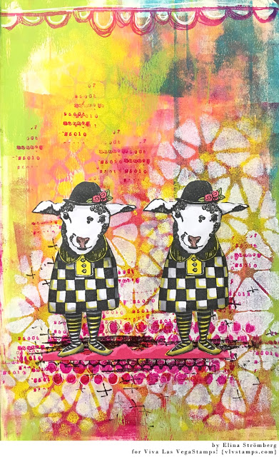 Sheep with Legs 2 1/4 x 3 1/2-77148