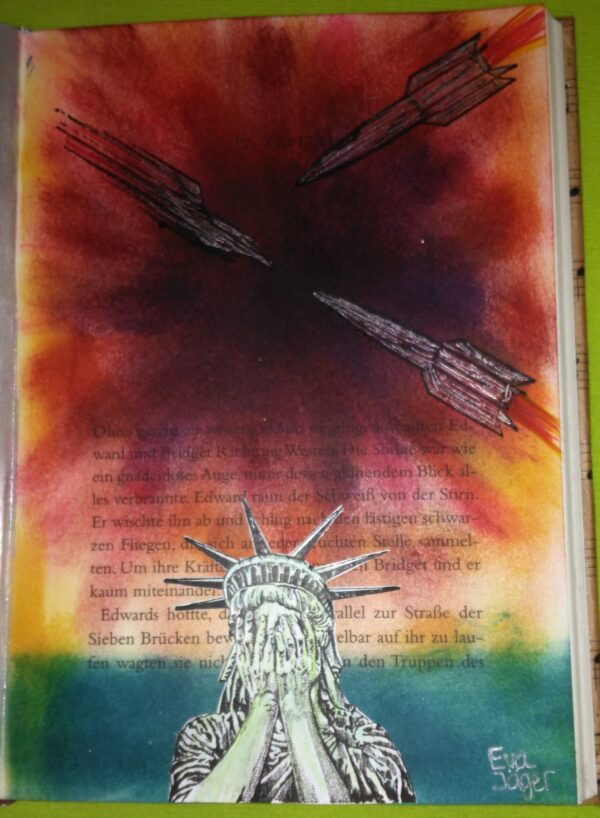 Weeping Statue of Liberty 3 x 3 1/4-46865