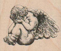 Weeping Angel Baby 2 1/4 x 1 3/4-0