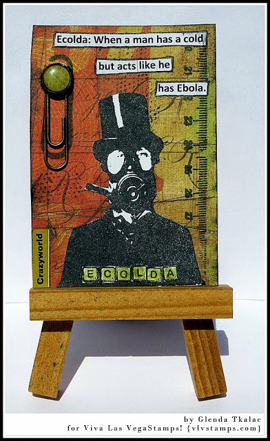 Man In Gas Mask 2 1/2 x 3-44148