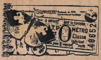 Crafty Individuals Travel Background 3 3/4 x 2 1/4-0