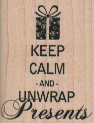 Keep Calm And Unwrap 2 x 2 1/2-0