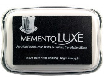 Tsukineko - Memento LUXE Inkpad - Tuxedo Black-0