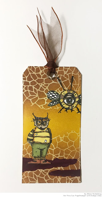 Whimsical Owl in Clothes 1 3/4 x 3-77814