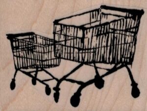 Banksy Shopping Carts 2 3/4 x 2-0