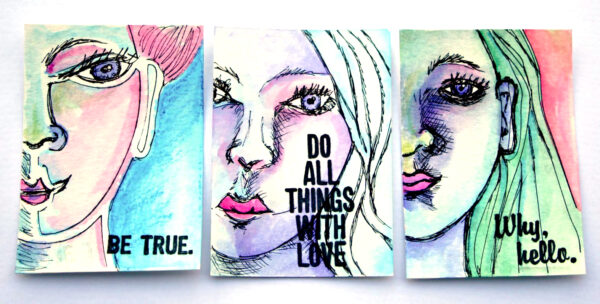 Do All Things With Love 1 1/4 x 2-42826