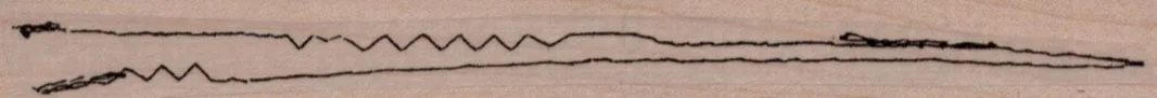 Sawtooth Stitching lines 3/4 x 5 1/2-0