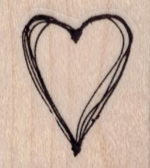 Scribble Heart 1 1/4 x 1 1/4-0
