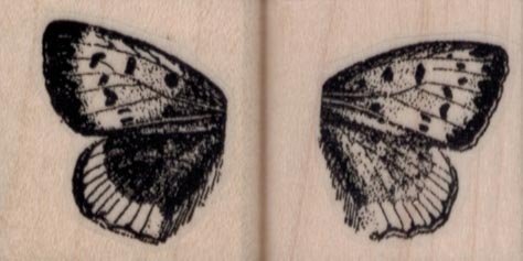 Pair of Butterfly Wings 1 1/4 x 1 1/4 each-0
