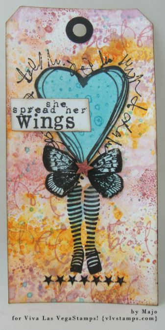 Pair of Butterfly Wings 1 1/4 x 1 1/4 each-92644