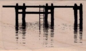 Pier or Dock Silhouette 1 3/4 x 2 34-0
