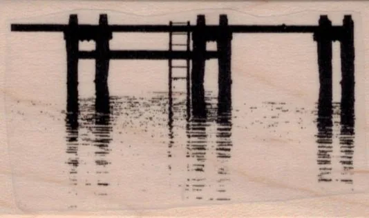Pier or Dock Silhouette 1 3/4 x 2 34-0