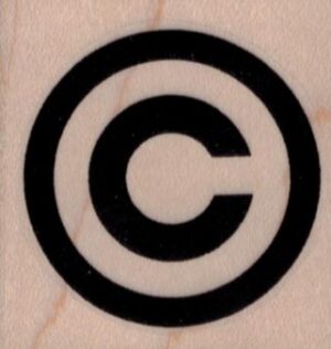 Copyright Symbol 1 3/4 x 1 3/4-0