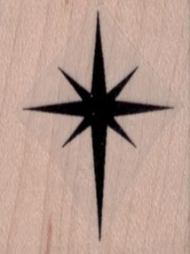 North Star Symbol 1 1/4 x 1 1/2-0
