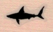 Tiny Shark Silhouette 3/4 x 1-0