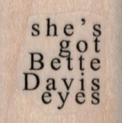 She's Got Bette Davis Eyes 1 x 1-0