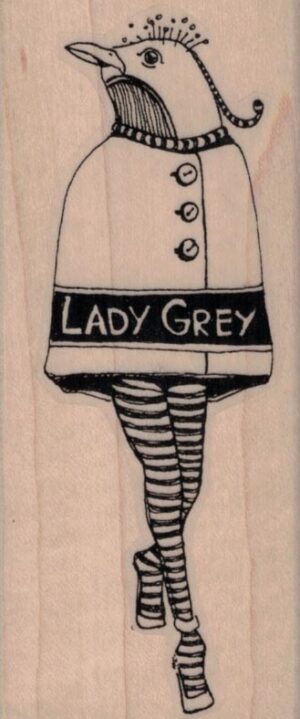 Whimsical Lady Grey 1 3/4 x 4-0