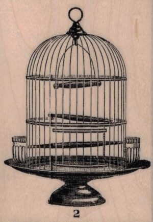Wire Bird Cage 2 3/4 x 3 3/4-0