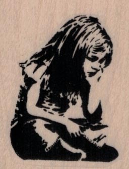 Banksy Child Sitting 1 1/2 x 1 3/4-0