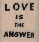 Banksy Love Is The Answer 3/4 x 3/4-0