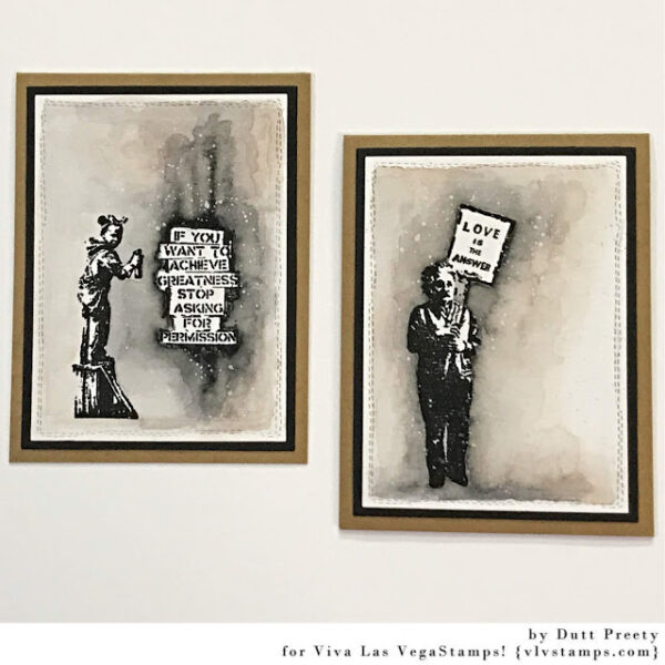 Banksy Einstein Protester 1 3/4 x 4-92073