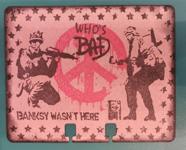 Banksy Who's Bad 1 1/4 x 1-93640