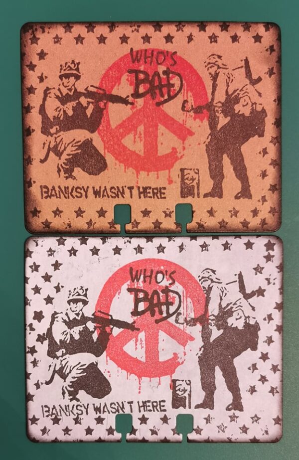 Banksy Who's Bad 1 1/4 x 1-93639