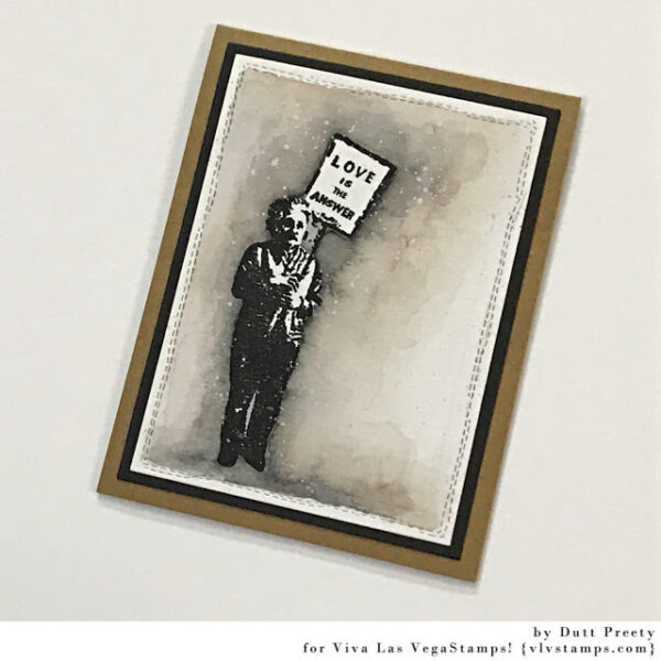 Banksy Love Is The Answer 3/4 x 3/4-92074