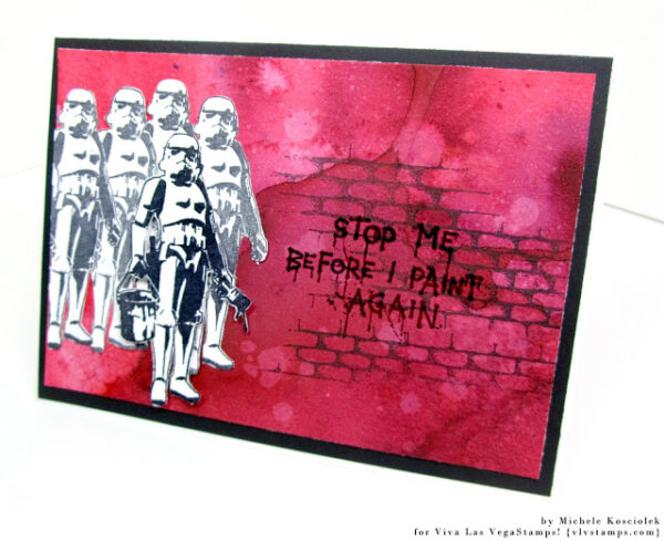 Banksy Storm Trooper Stop Wars 3 1/4 x 3 3/4-76745