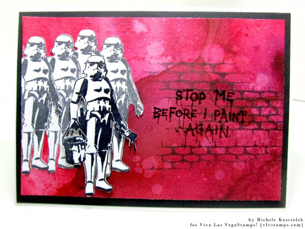 Banksy Storm Trooper Stop Wars 3 1/4 x 3 3/4-76746