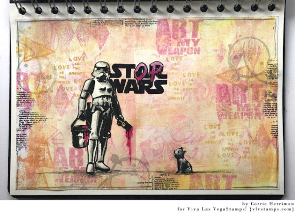 Banksy Storm Trooper Stop Wars 3 1/4 x 3 3/4-92160