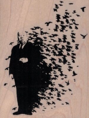 Banksy Alfred Hitchcock Birds 3 x 3 3/4-0