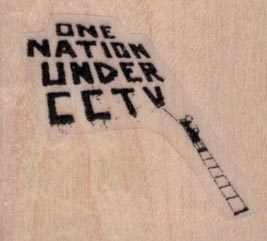 Banksy One Nation Under CCTV 1 1/2 x 1 1/4-0