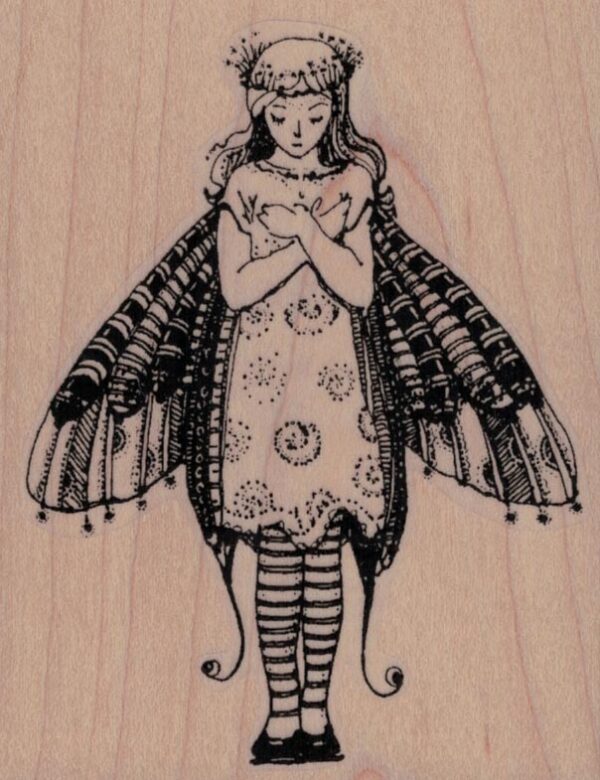 Whimsical Fairy Lady 3 1/4 x 4-0