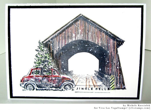 Christmas Tree In Car 3 1/4 x 3-60176