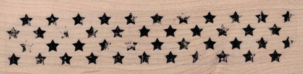 Grungey Strip Of Stars 1 1/4 x 4 1/4-0
