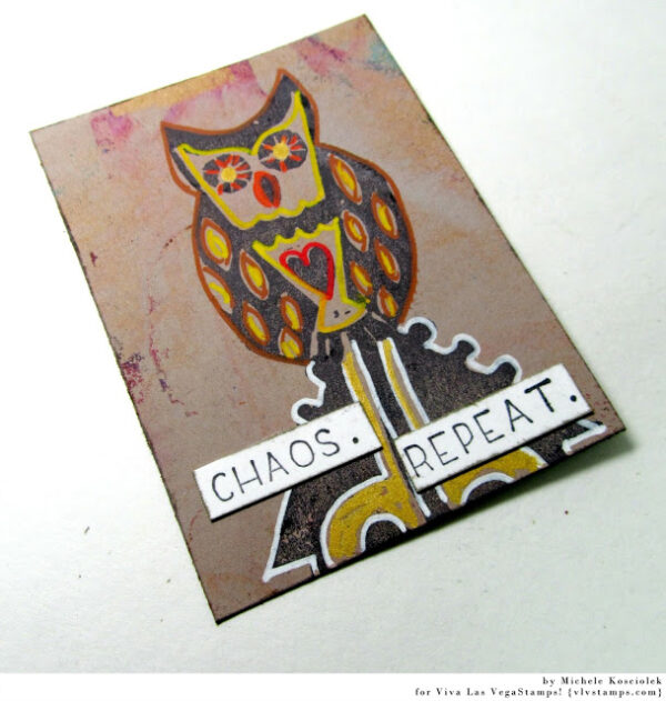Ethos Owl by Tina Walker 1 3/4 x 2 1/2-77091
