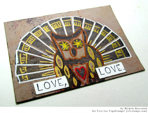 Ethos Owl by Tina Walker 1 3/4 x 2 1/2-77089
