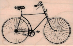 Vintage Bicycle 2 1/2 x 3 3/4-0