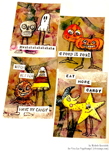 Whimsical Candy Corn With Legs 1 ½ x 2 ¾-92730