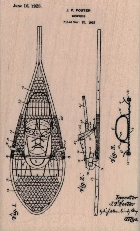 Snowshoe Schematic 2 1/2 x 4-0