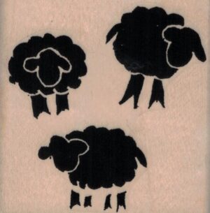 Ethos 3 Sheep By Tina Walker 2 3/4 x 2 3/4-0