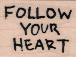 Banksy Follow Your Heart 1 1/4 x 1 1/2-0