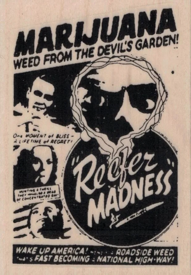 Marijauna Reefer Madness Ad 2 1/4 x 3-0
